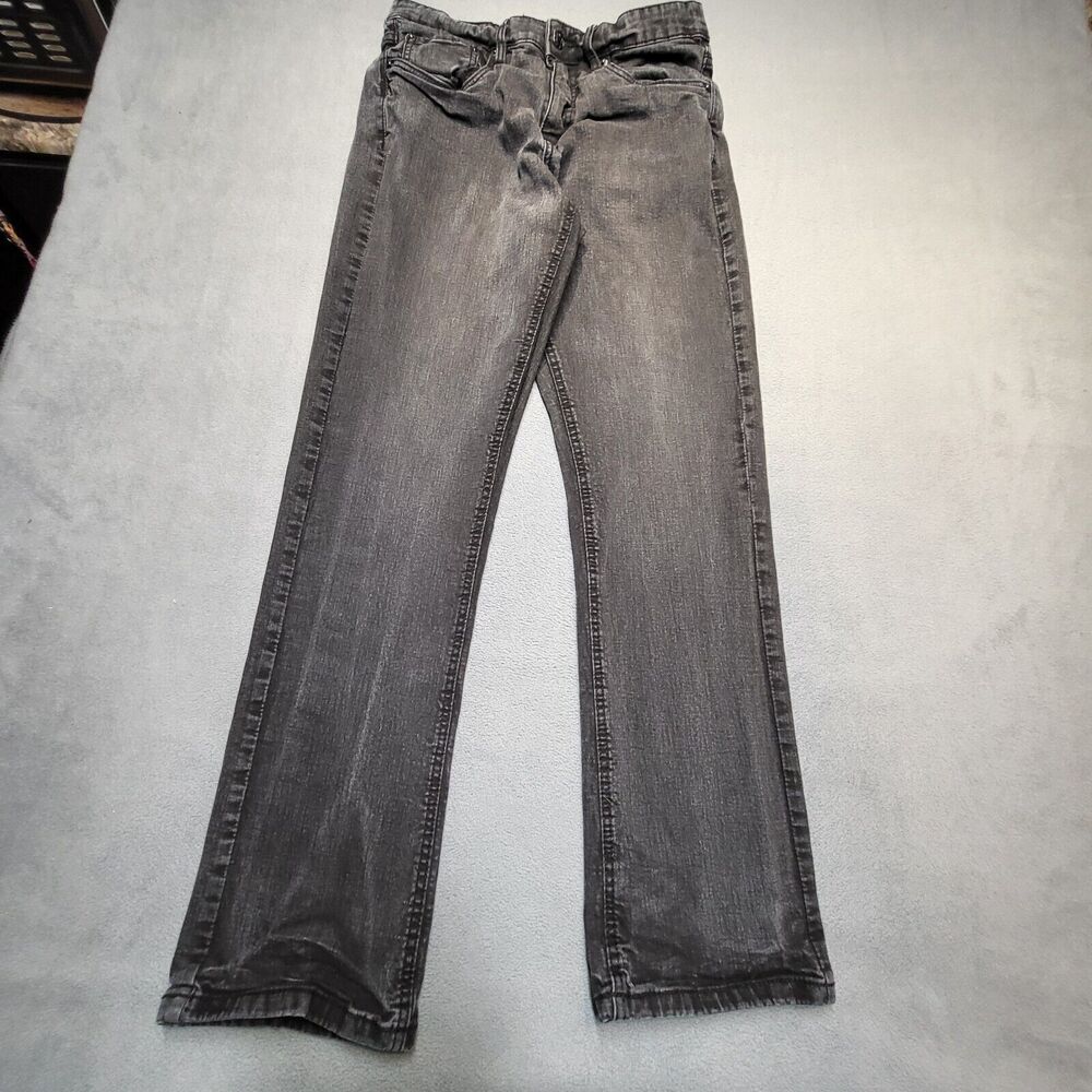 Urban Star Jeans‎ Mens 29x31 Black Stretch Straight Leg Distressed Denim